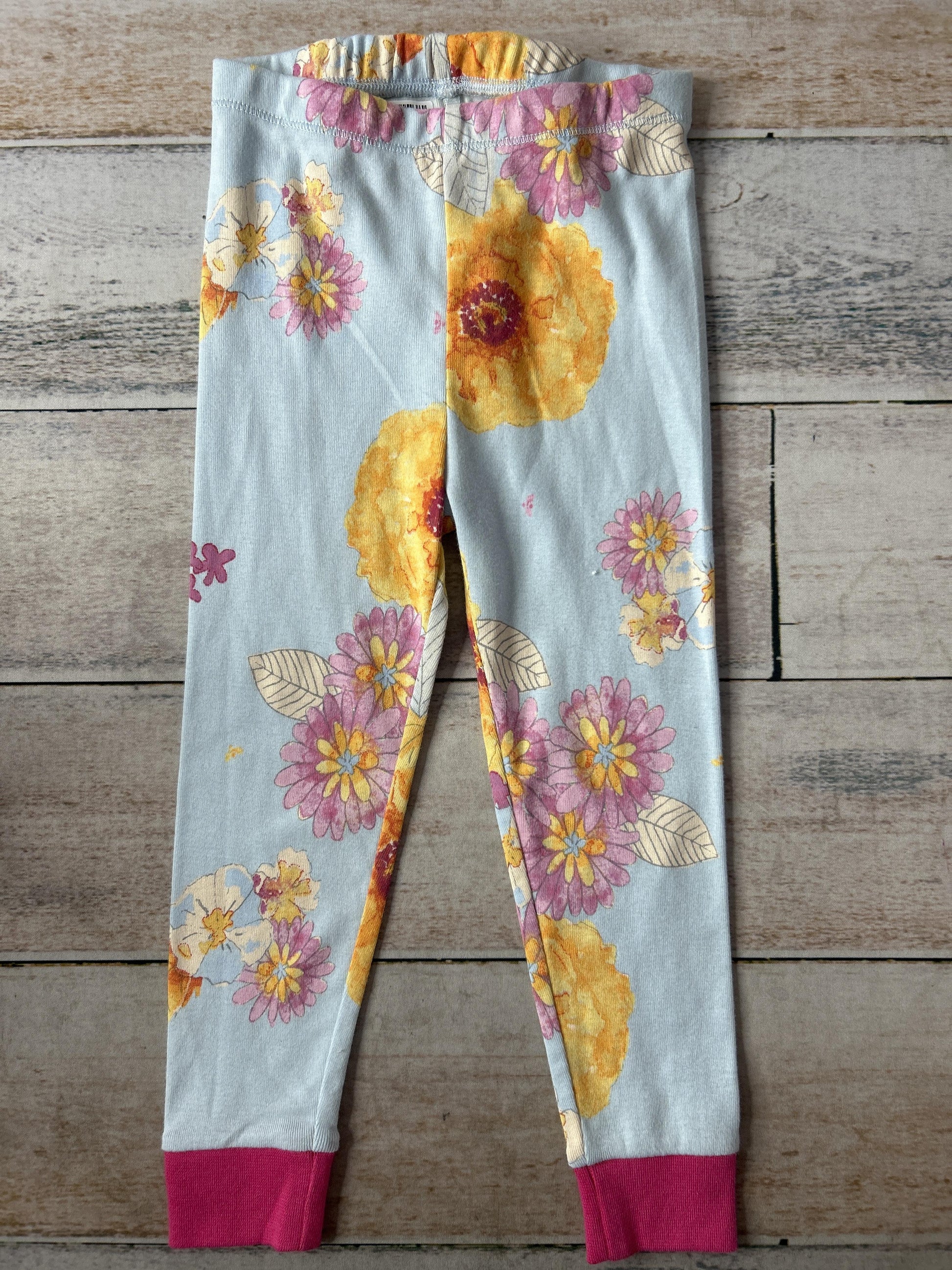 Burt's Bees Girls pink | Yellow | Flowers Pajamas Size: 2T pink | Yellow | Flowers