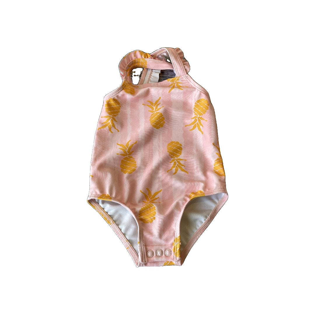 Carters Girls pink | Yellow | Pineapples Swimwear Size: 12M pink | Yellow | Pineapples