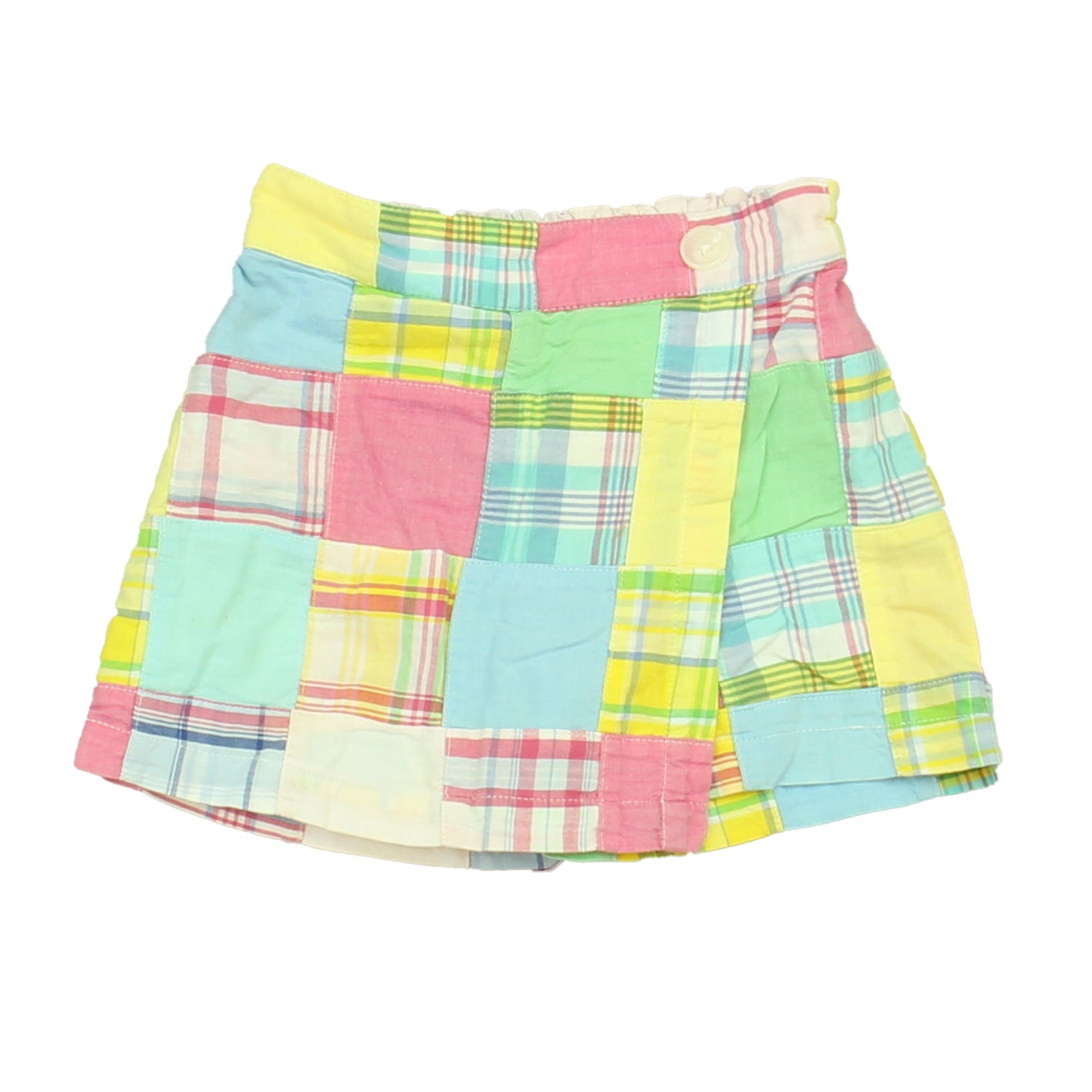 E. Land Girls Pink | Yellow Plaid Skirt Size: 3T Pink | Yellow Plaid
