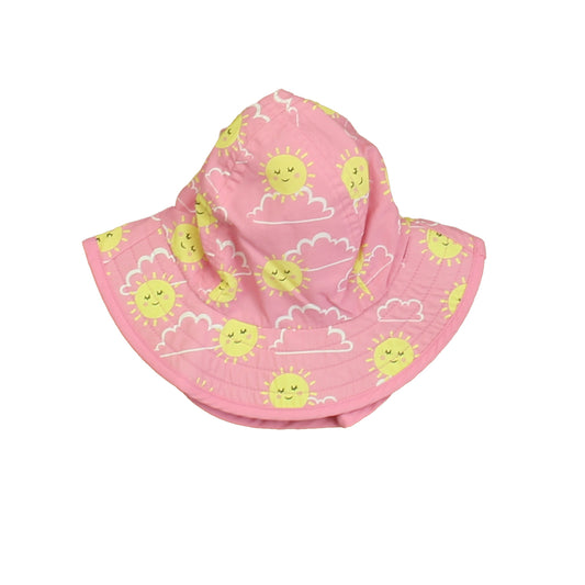 Pottery Barn Kids Girls Pink | Yellow Sun Sun Hat Size: 3-12 Months Pink | Yellow Sun