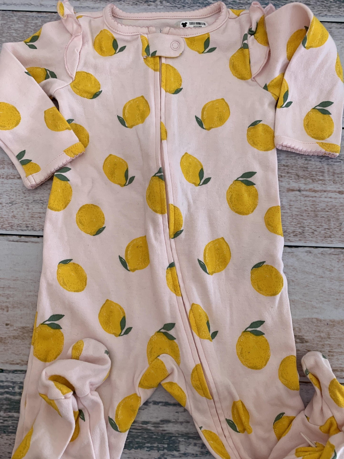 Girls pink | Yellow Pajamas Size: 6-9 months pink | Yellow