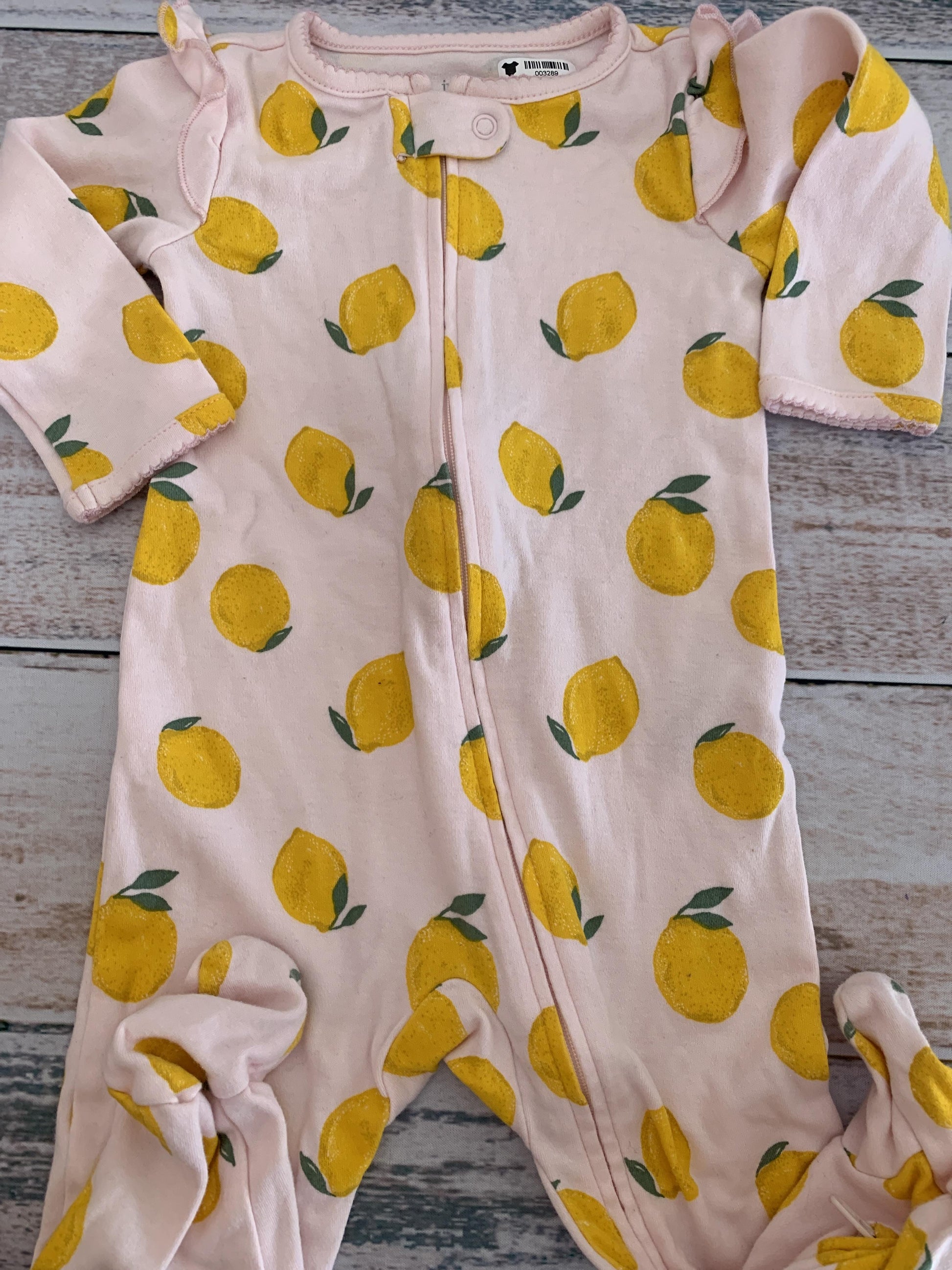 Girls pink | Yellow Pajamas Size: 6-9 months pink | Yellow