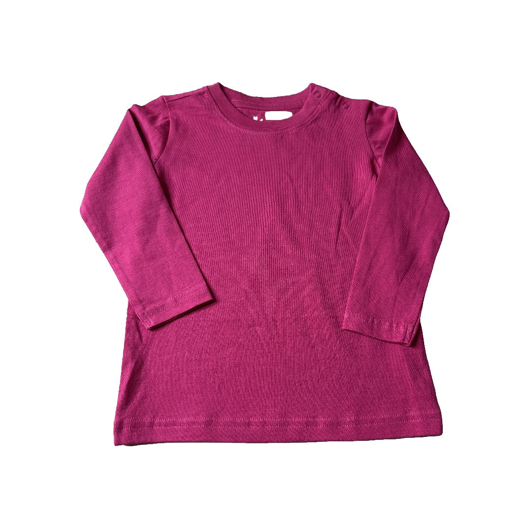 Primary Girls pink Long Sleeve T-Shirt Size: 18-24 months pink
