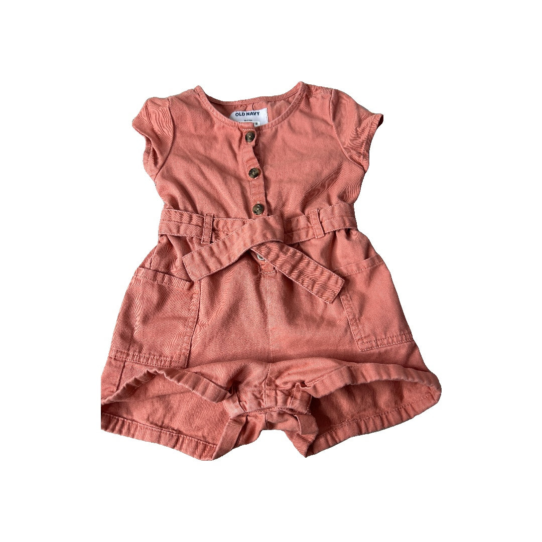 Girls pink Romper Size: 18-24 months pink