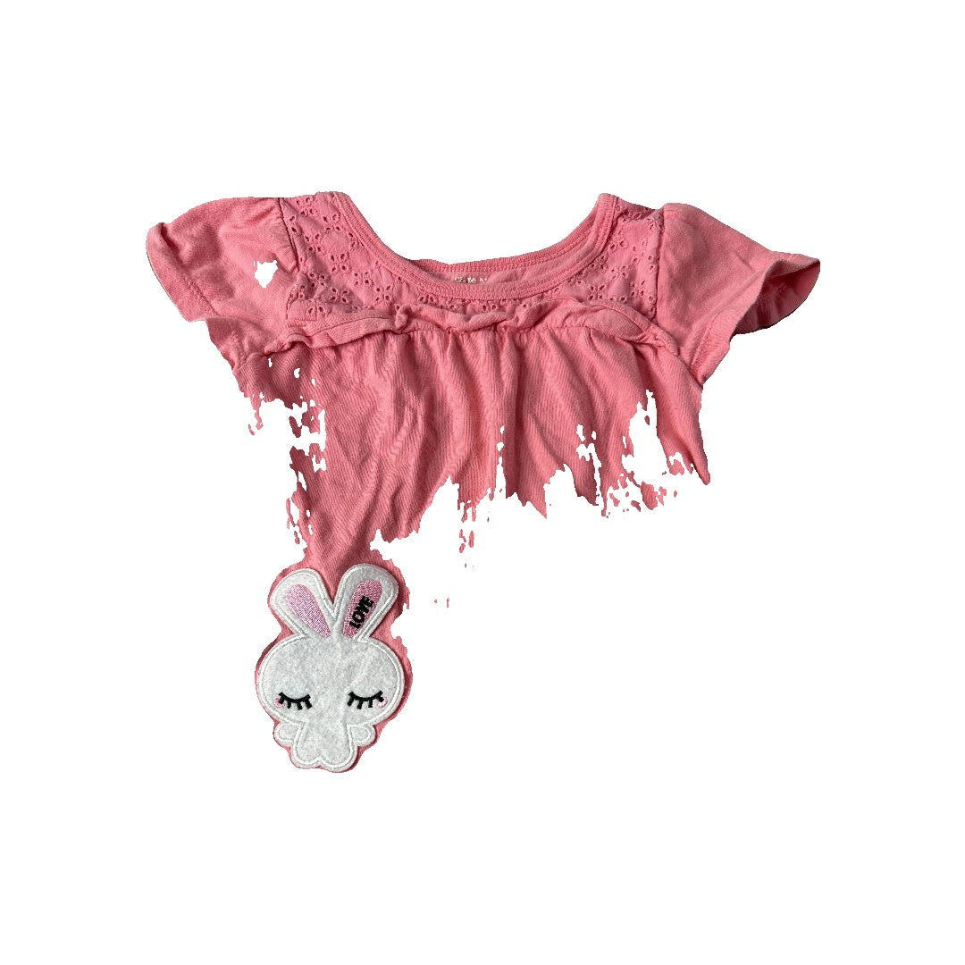 Unisex pink Short Sleeve Shirt Size: 4T pink