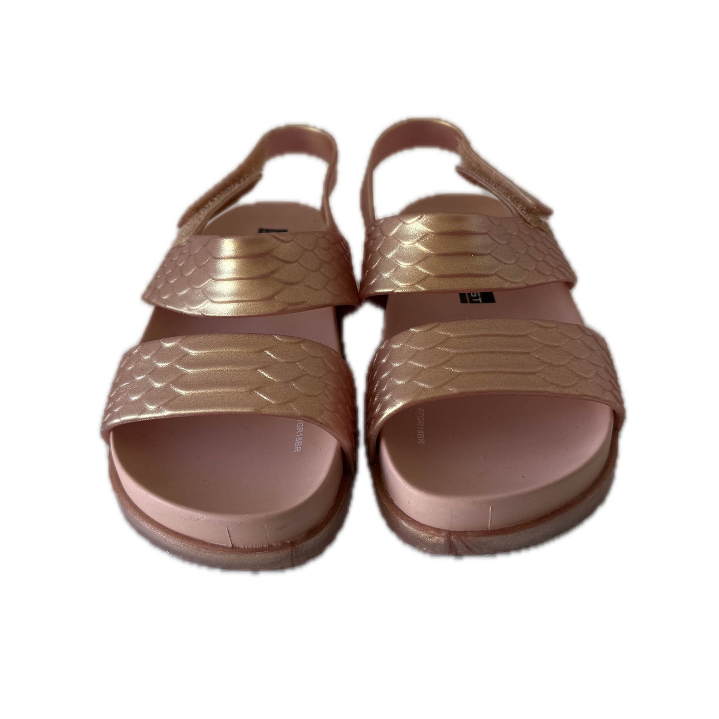 Mini Melissa Girls Pink Sandals Size: 9 Toddler Pink