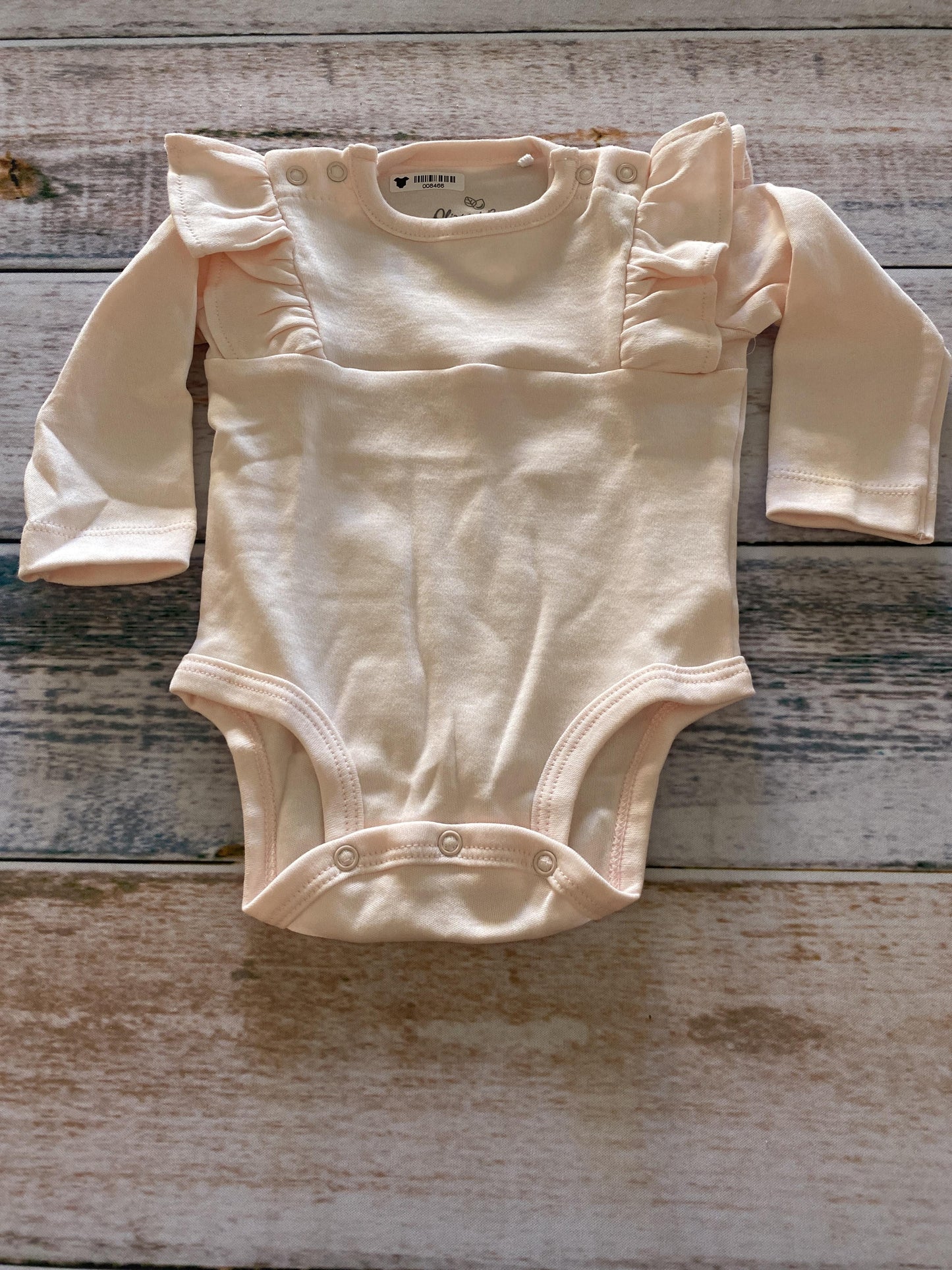 Oliver & Rain Girls pink Onesie Size: 3 months pink