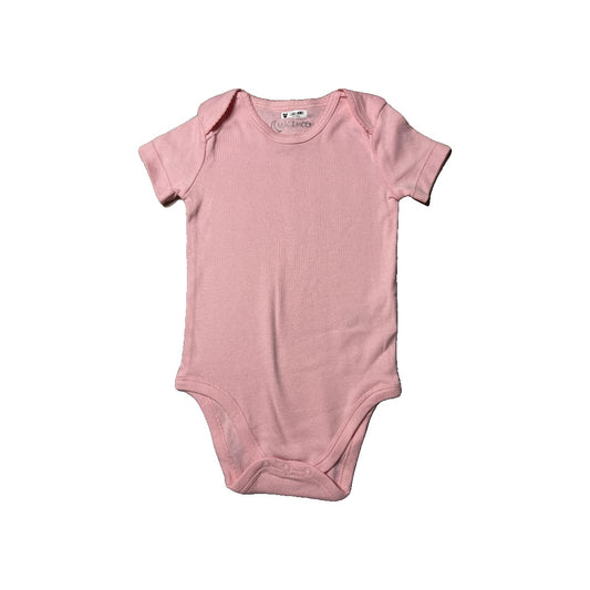 Mac & Moon Unisex pink Onesie Size: 18 months pink