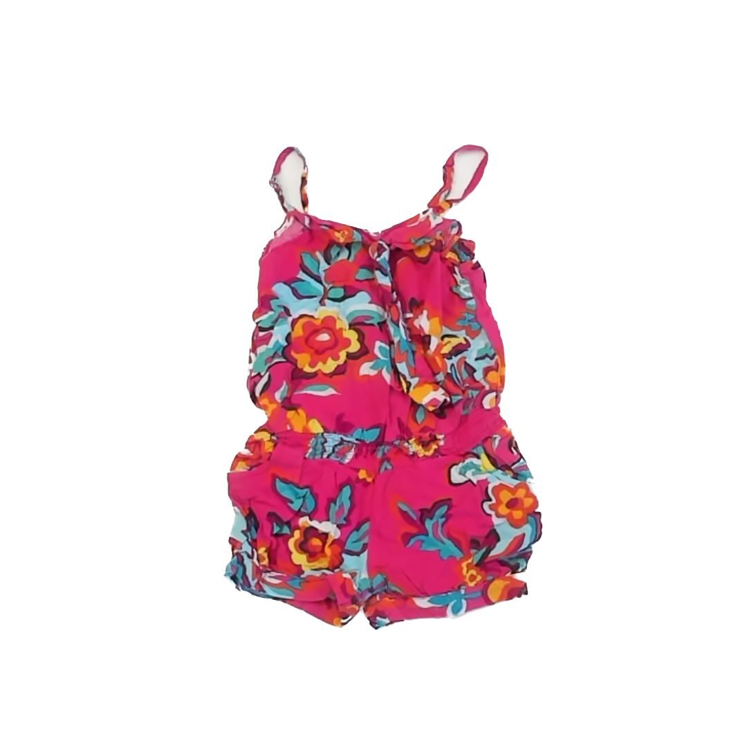 Children's Place Girls Pink Romper Size: 4T Pink