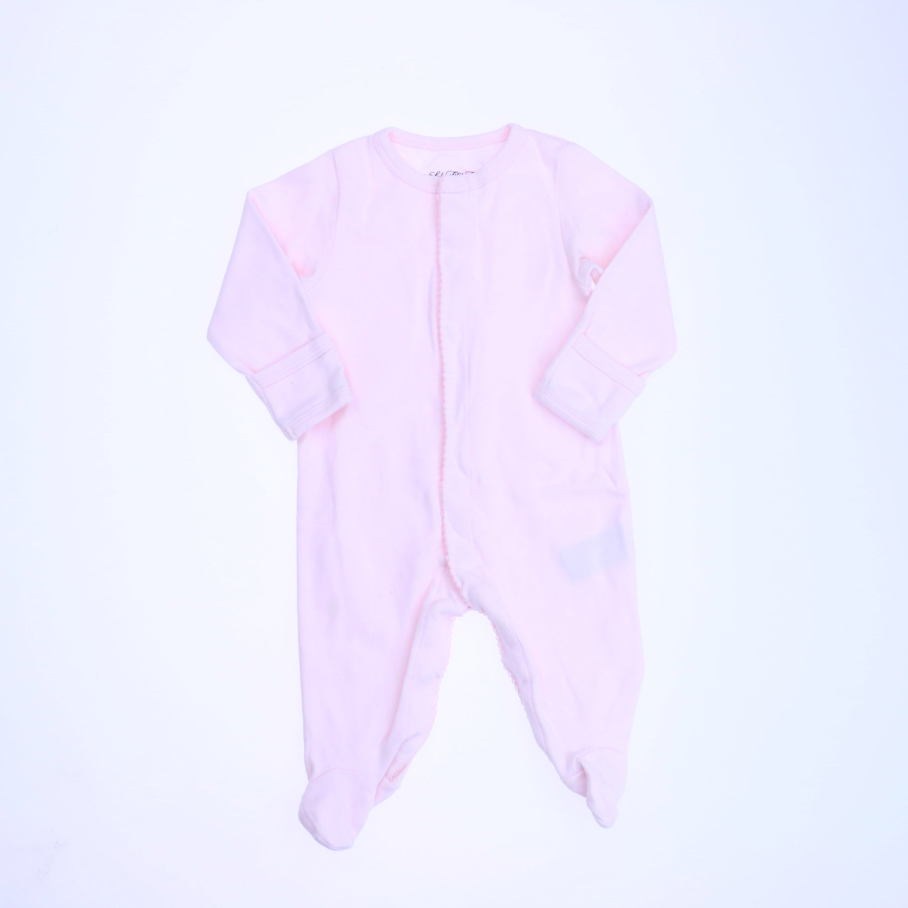 Saks Fifth Avenue Girls Pink Long Sleeve Outfit Size: 0-3 Months Pink