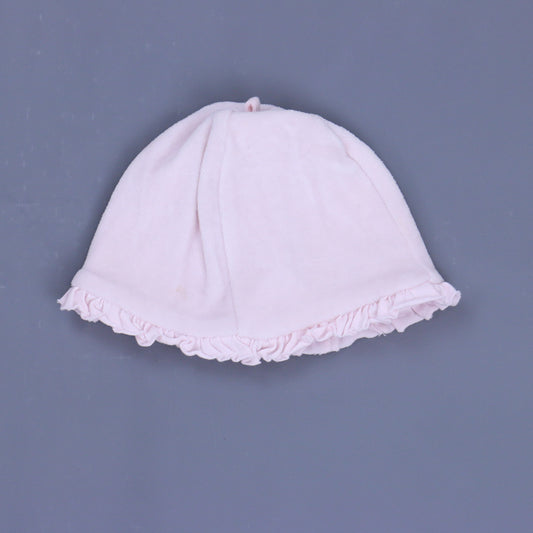Restoration Hardware Girls Pink Hat Size: 0-3 Months Pink