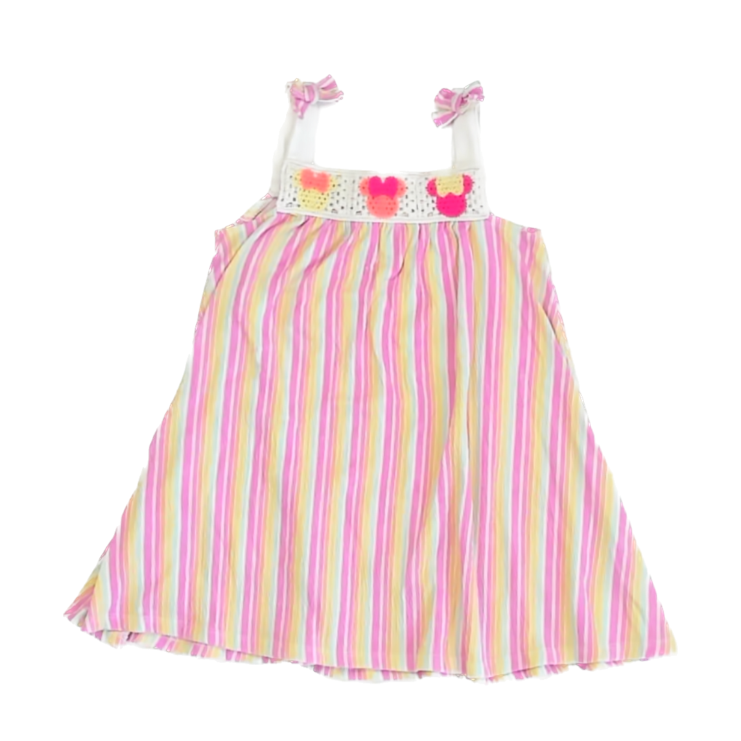 Disney Girls Pink Dress Size: 4T Pink