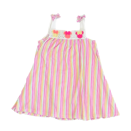 Disney Girls Pink Dress Size: 4T Pink