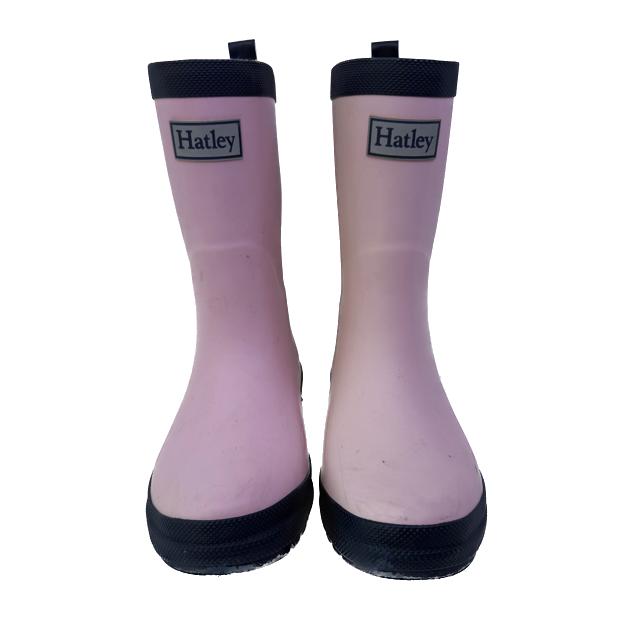 Hatley Girls Pink Rain Boots Size: 12 Little Kid Pink