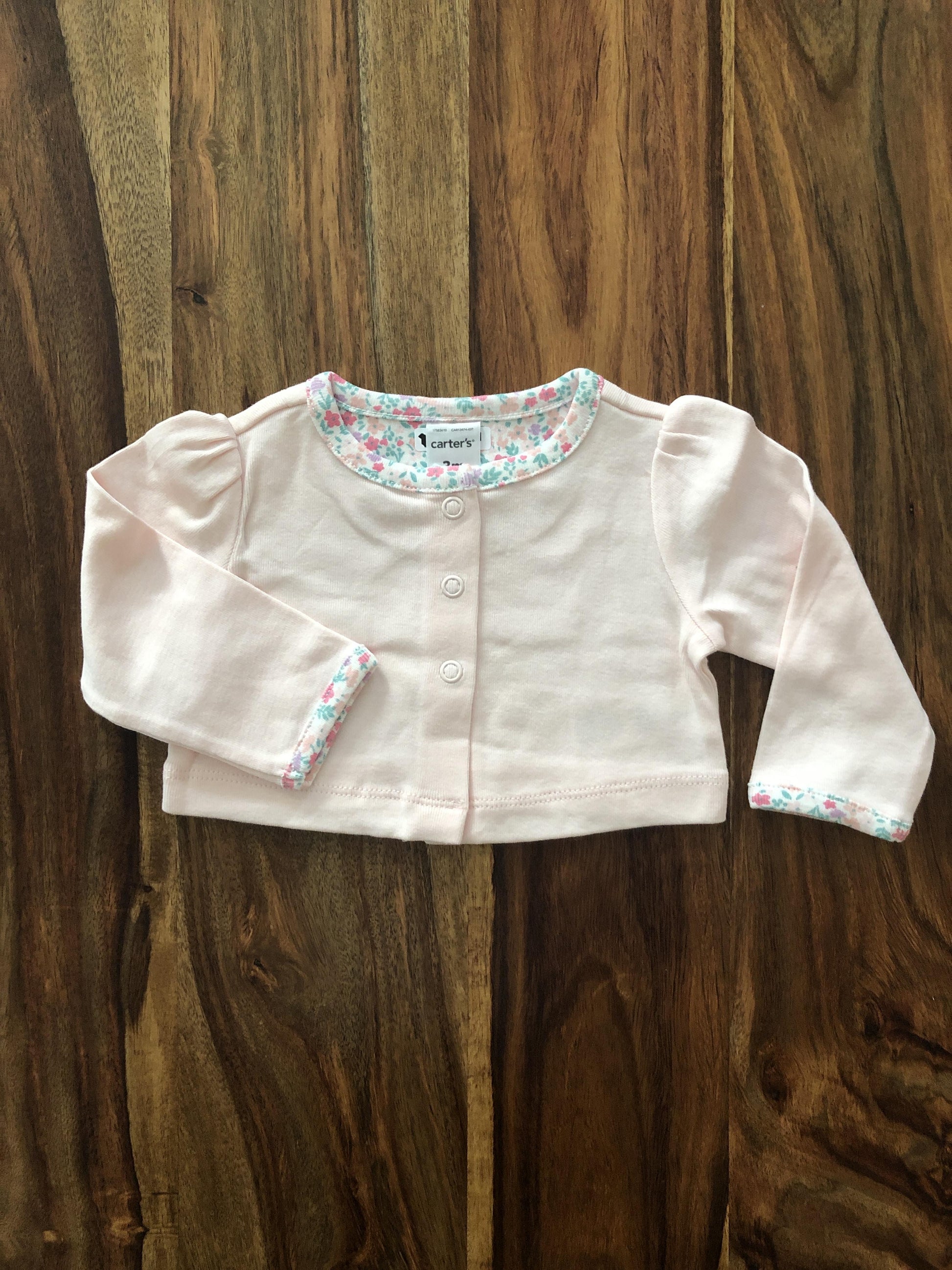 Carters Girls pink Sweater Size: 3 months pink