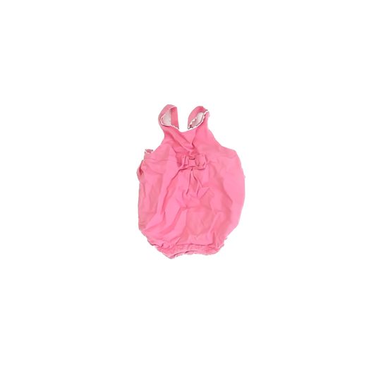 Janie and Jack Girls Pink Romper Size: 3-6 Months Pink