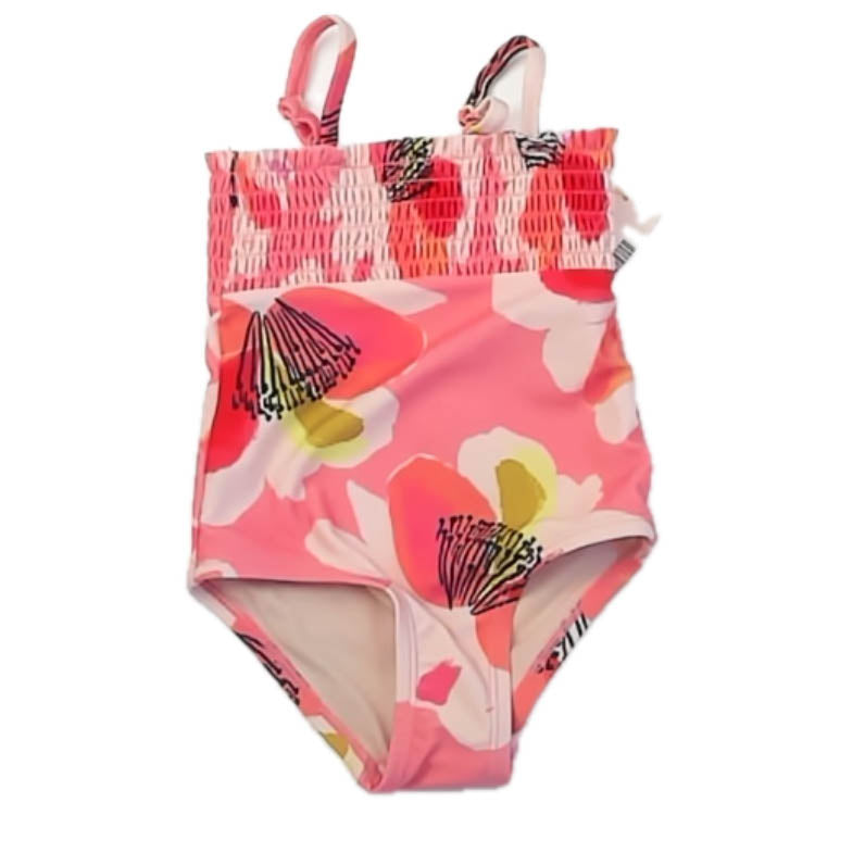 Tea Collection Girls Pink 1-piece Swimsuit Size: 2T Pink