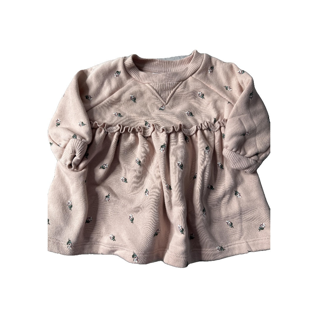 Peasy Girls pink Dress Size: 0-3 months pink