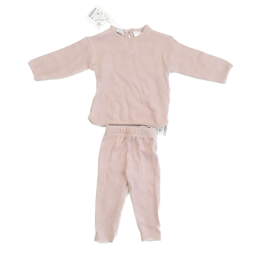 Zara Girls Pink Apparel Sets Size: 3-6 Months Pink