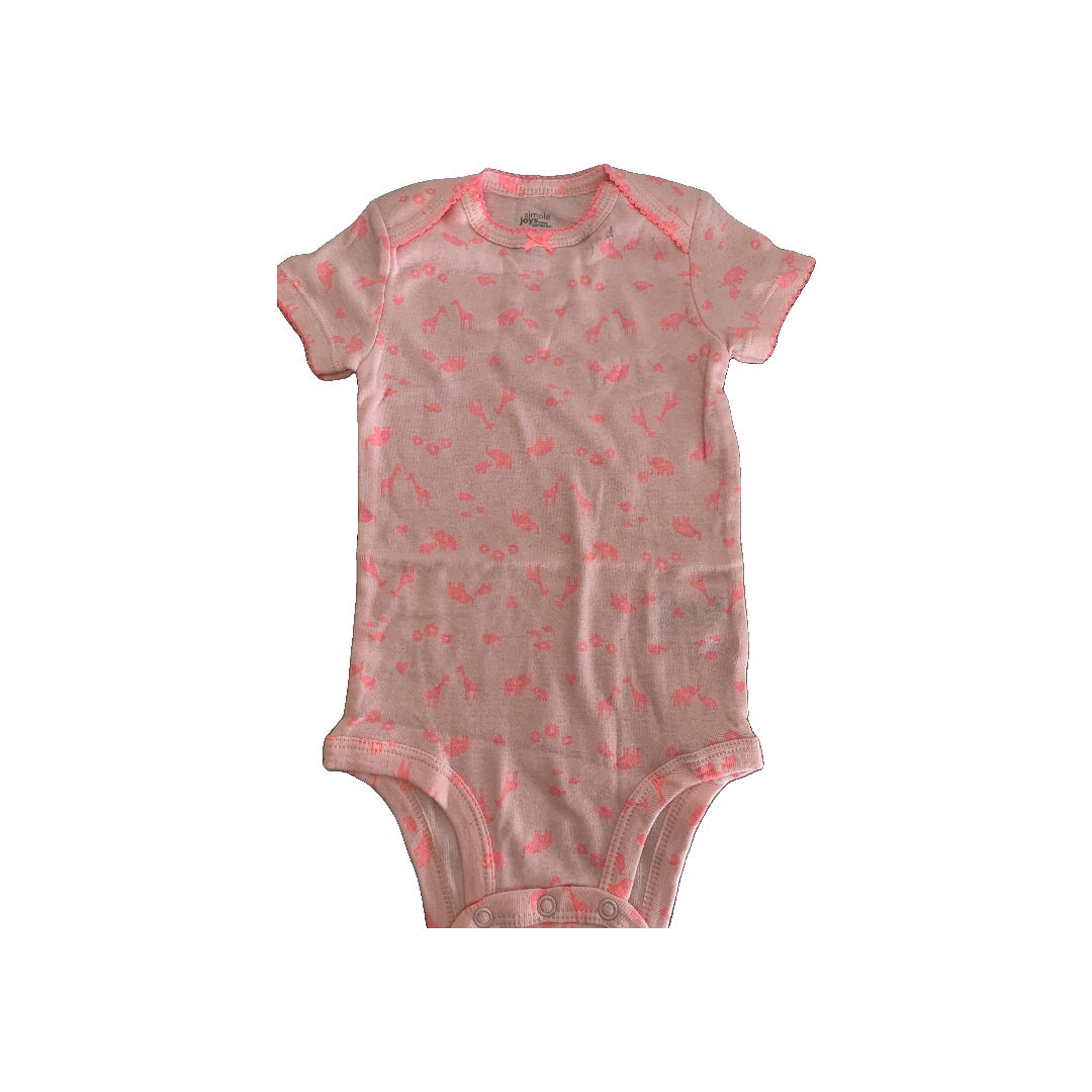 Cat & Jack Girls pink Onesie Size: 6-9 months pink