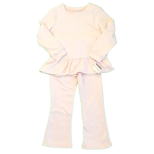 90 Degrees Girls Pink Apparel Sets Size: 4T Pink