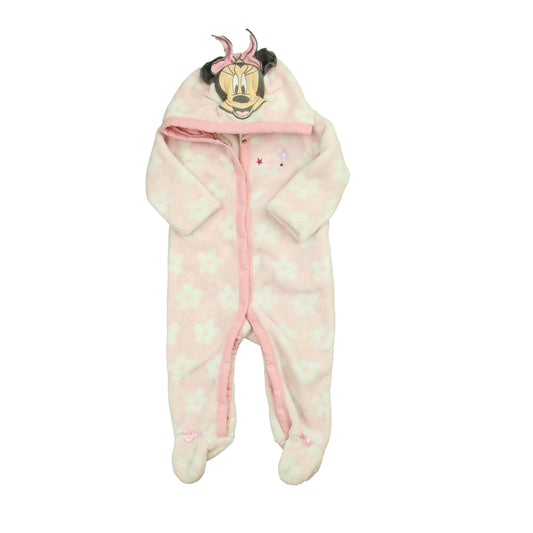 Disney Girls Pink Long Sleeve Outfit Size: 6-9 Months Pink
