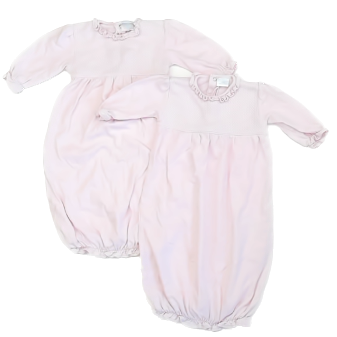 Edgehill Collection Girls Pink 1-piece Non-footed Pajamas Size: 0-6 Months Pink