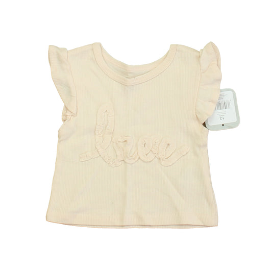 Rene Rofe Girls Pink T-Shirt Size: 12 Months Pink