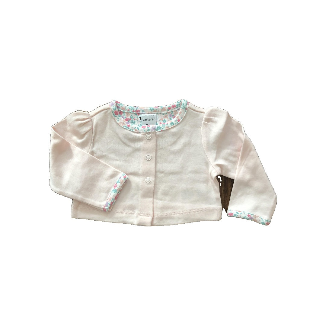 Carters Girls pink Sweater Size: 3 months pink