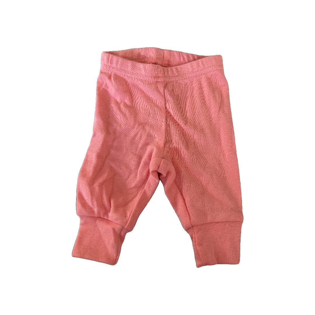 Just Born Girls pink Pants Size: Newborn pink