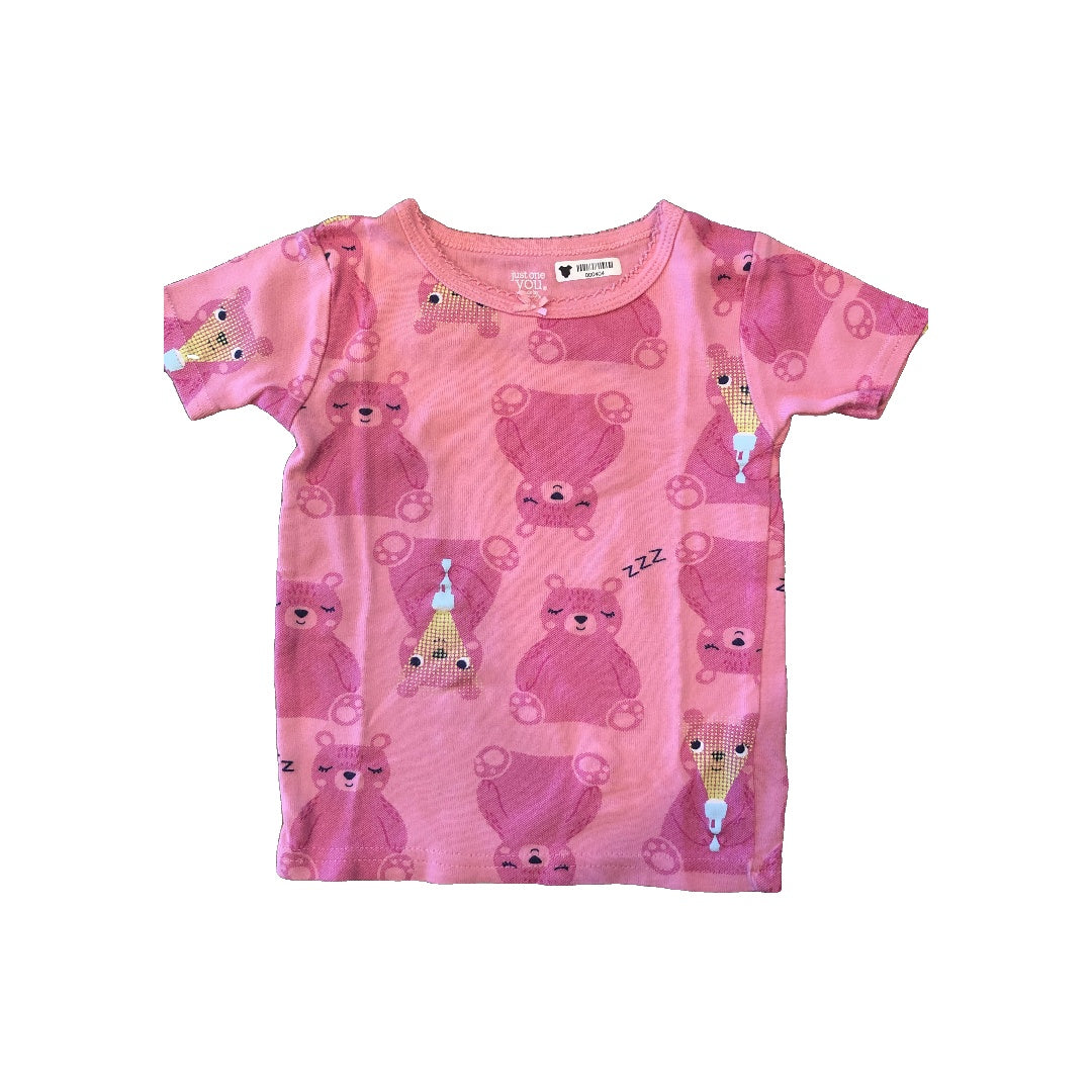 Carters Girls pink Pajamas Size: 18 months pink