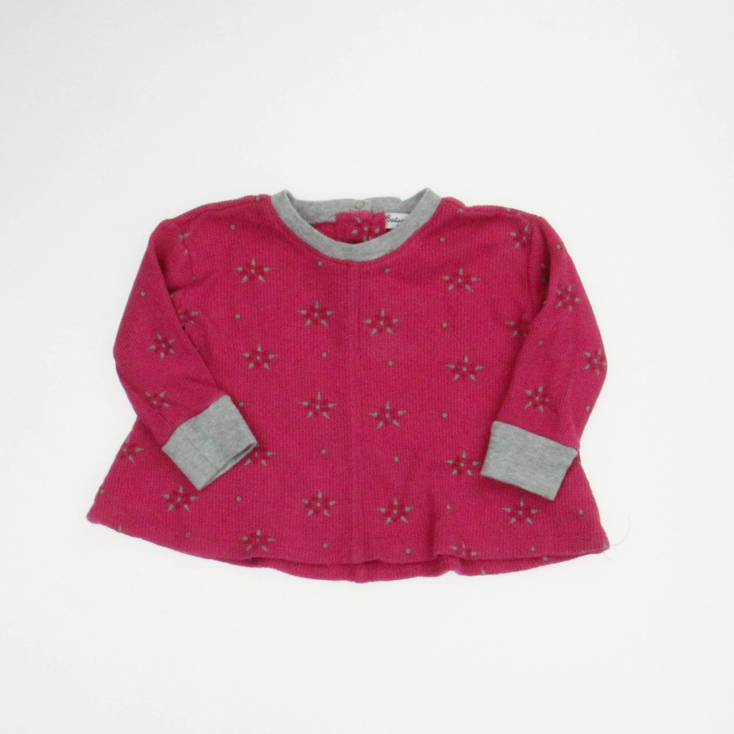 Splendid Girls Pink Long Sleeve Shirt Size: 6-12 Months Pink