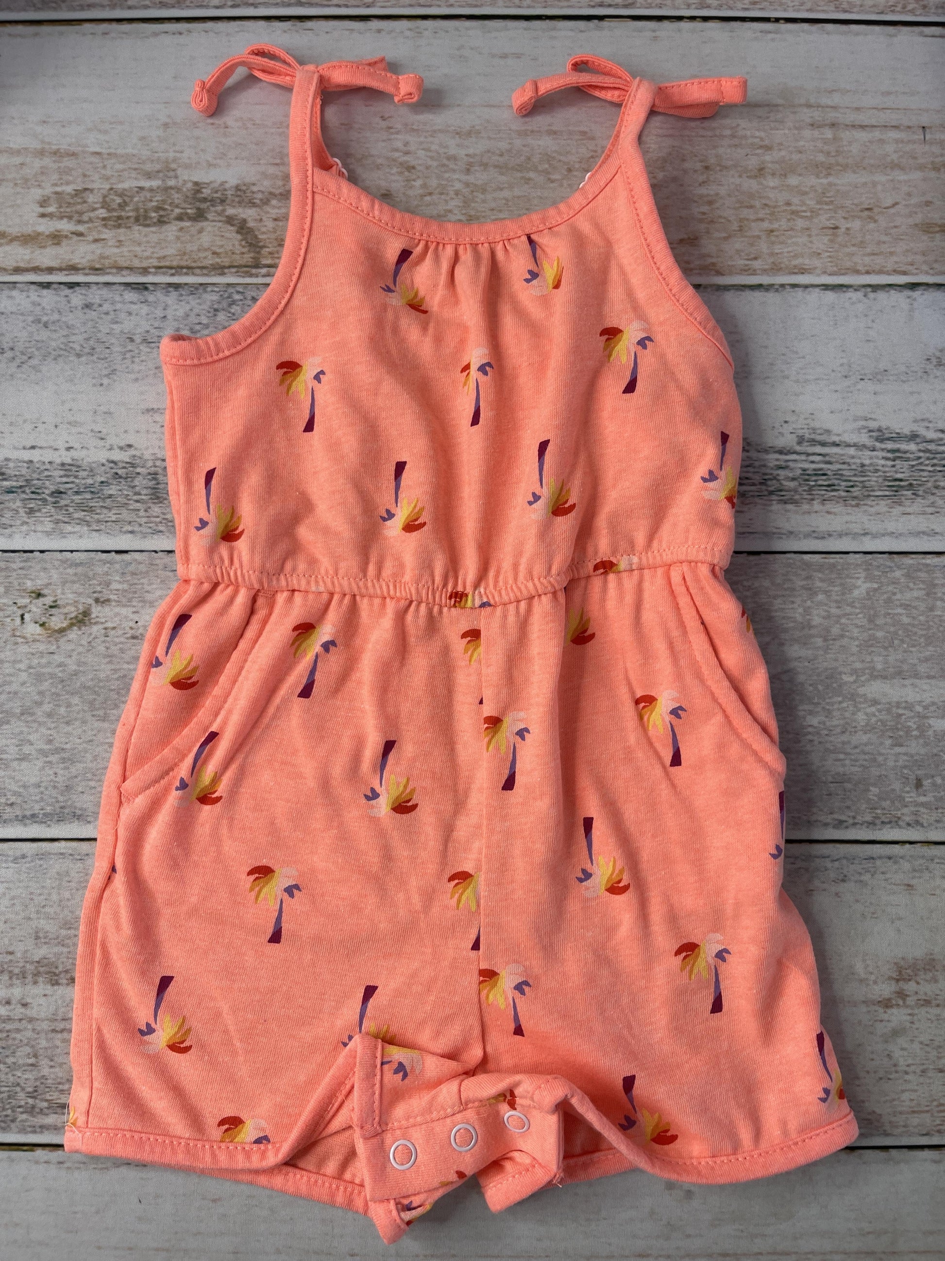 Cat & Jack Girls pink Romper Size: 18 months pink