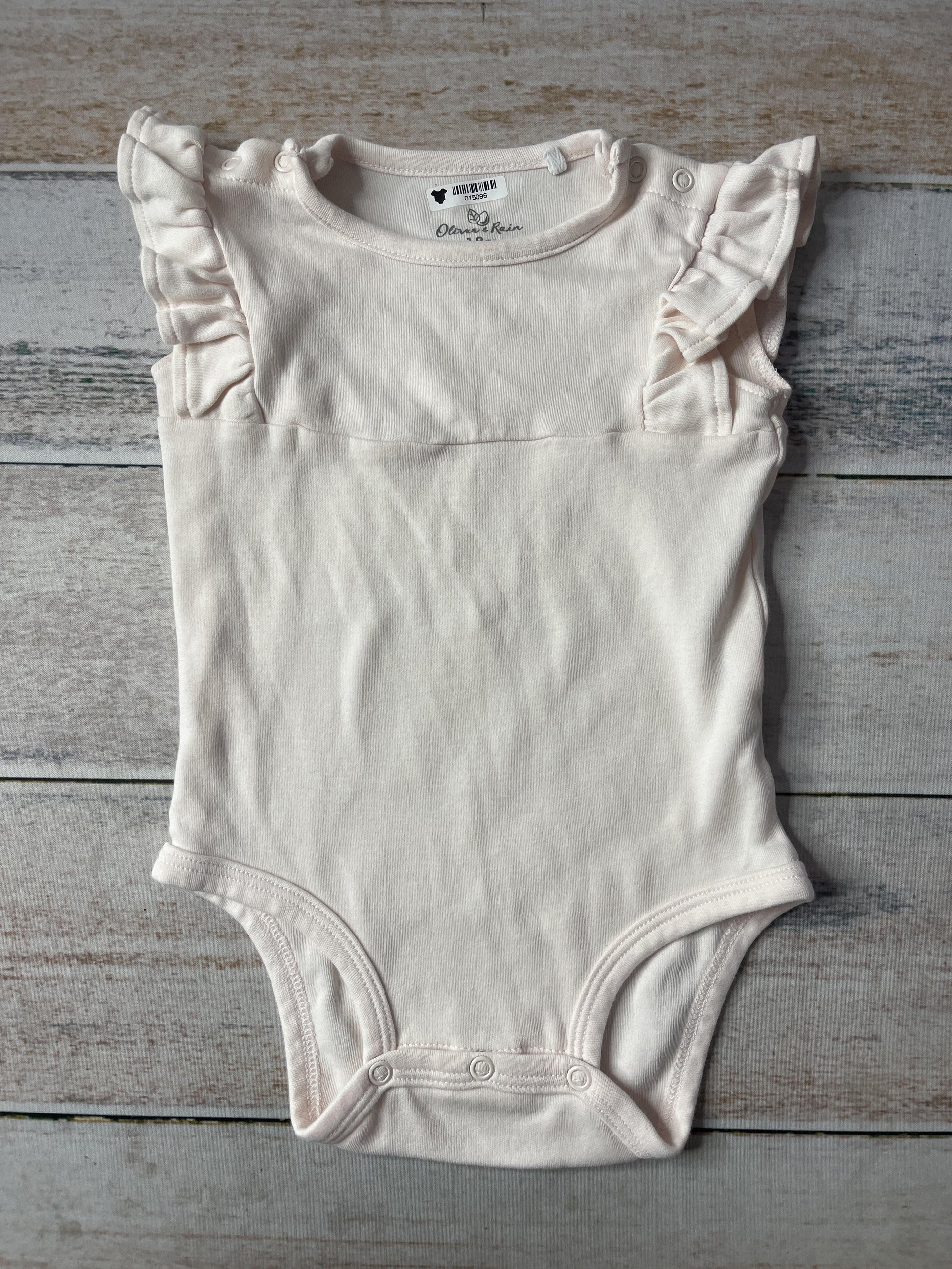 Oliver & Rain Girls pink Onesie Size: 18 months pink