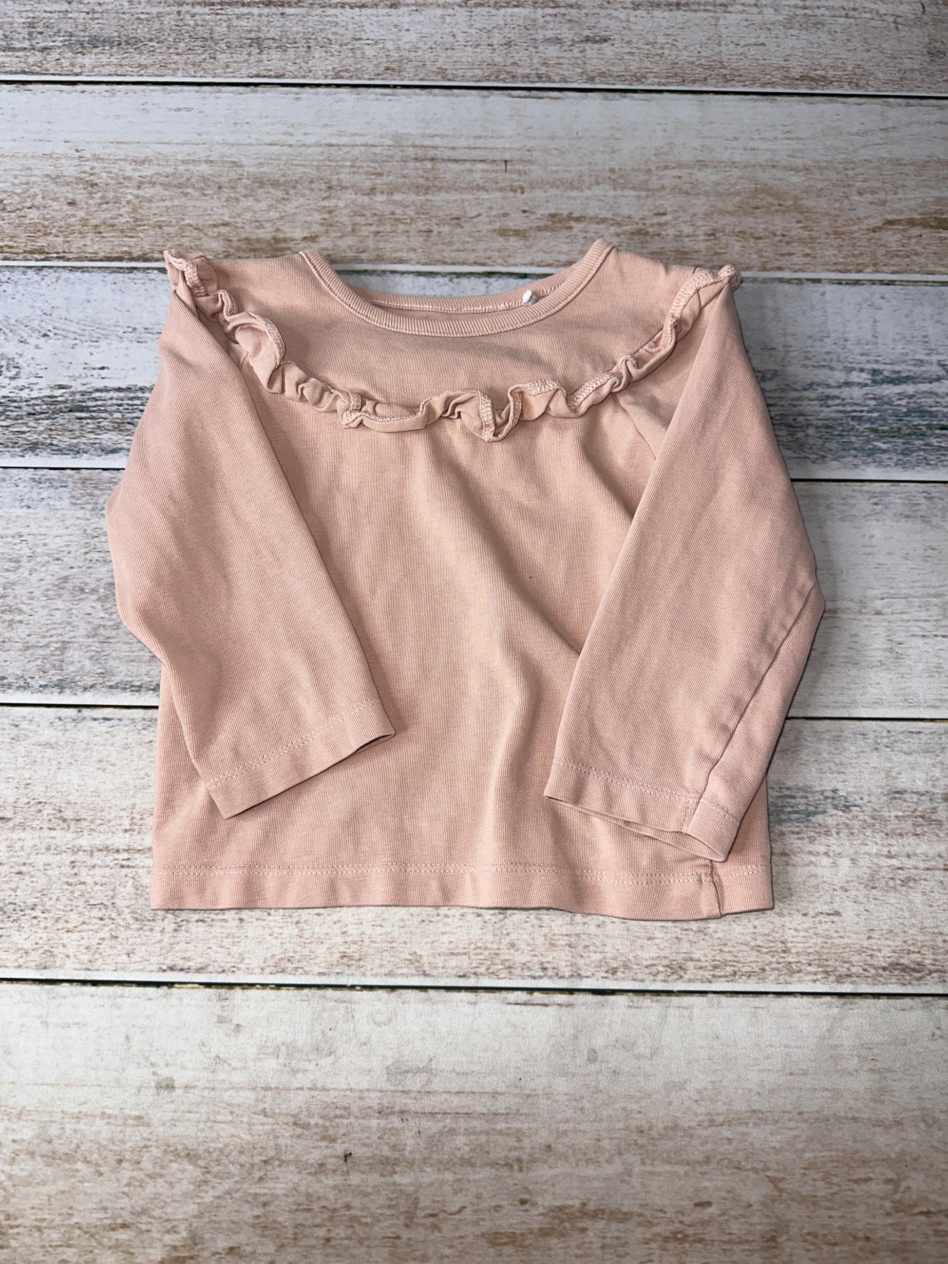 Oliver & Rain Girls pink Long Sleeve T-Shirt Size: 2 years pink
