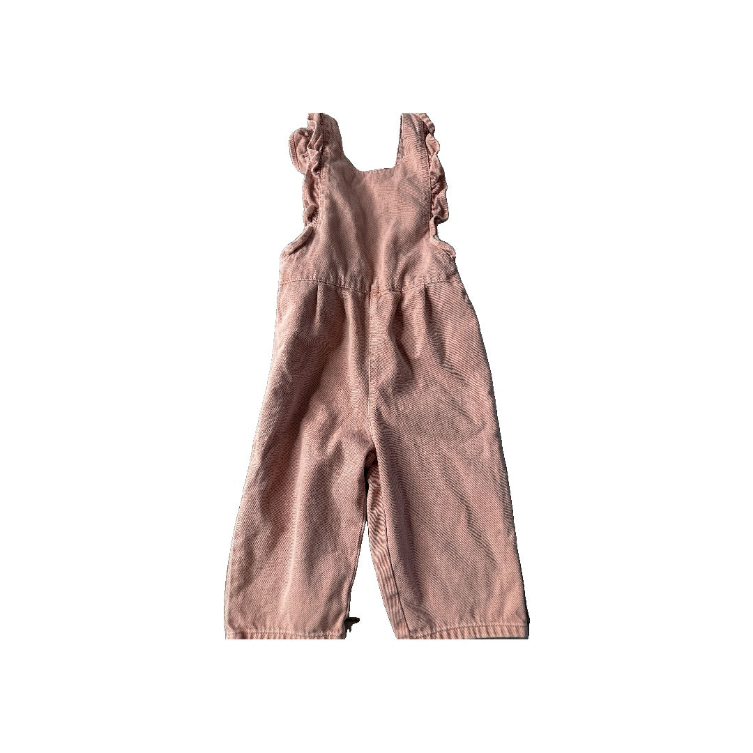 Zara Girls pink Overalls Size: 2-3 Years pink