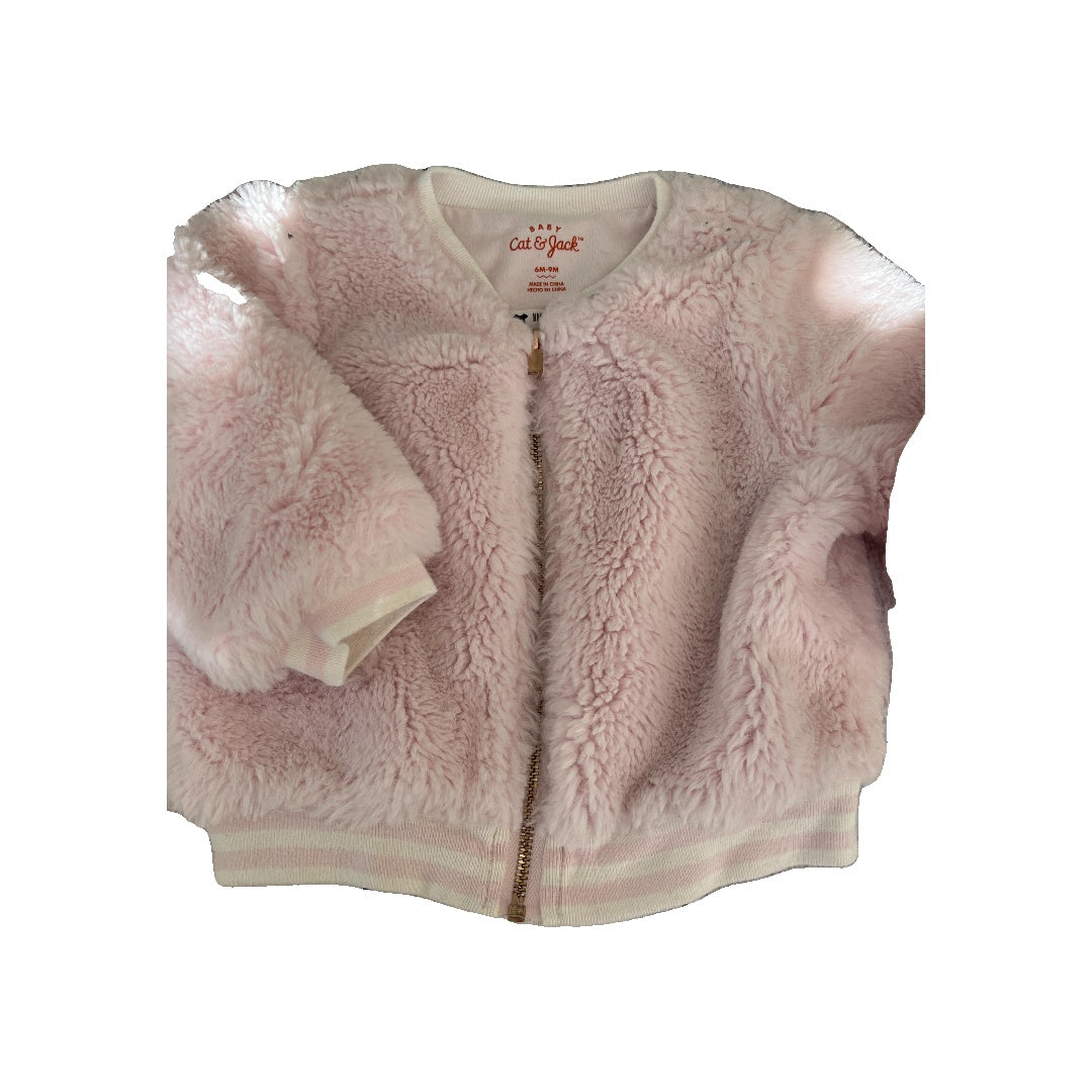 Cat & Jack Girls pink Jacket Size: 6-9 months pink
