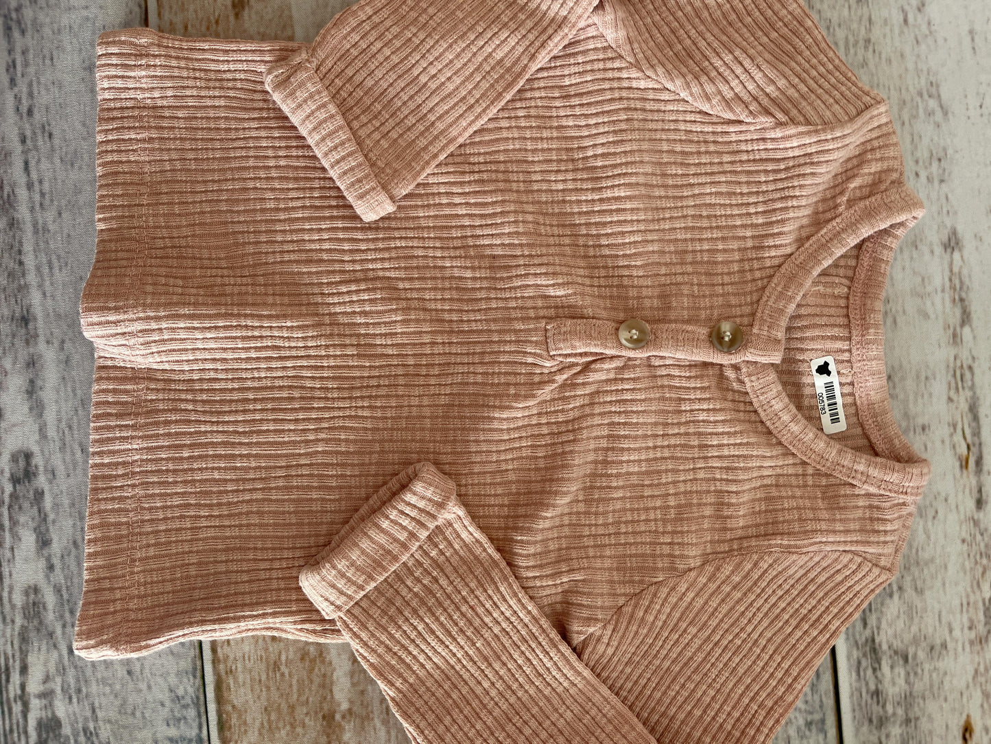 Hi Bye Girls pink Pajamas Size: 12-18 months pink