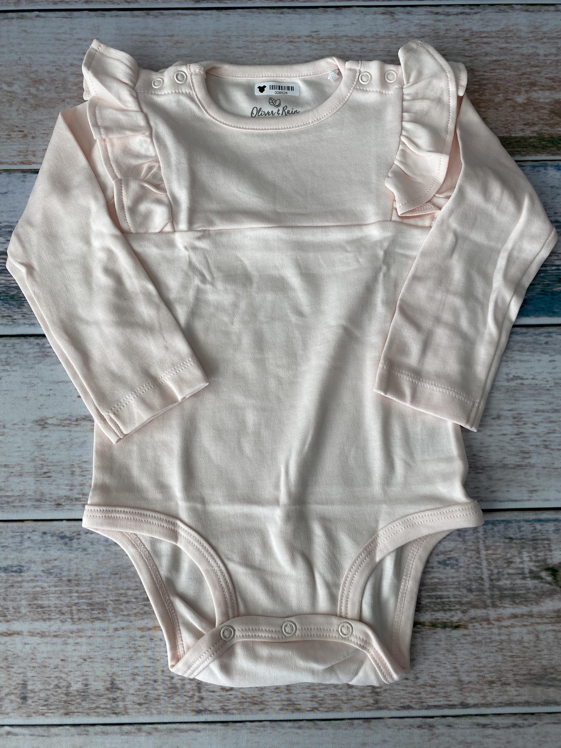 Oliver & Rain Girls pink Onesie Size: 18 months pink