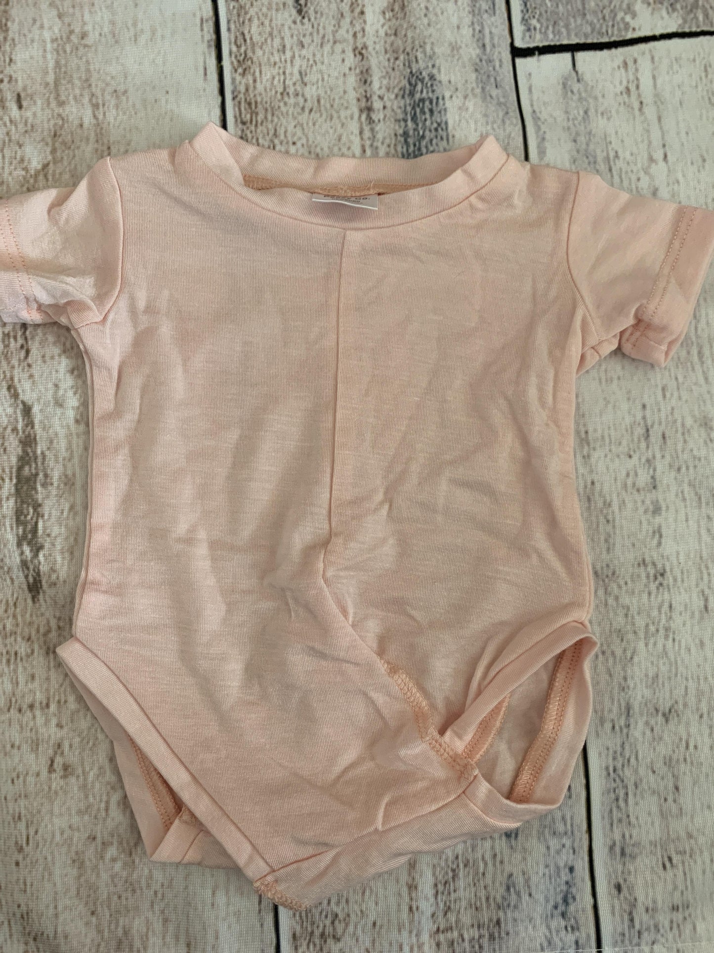 Peasy Girls pink Onesie Size: Newborn pink