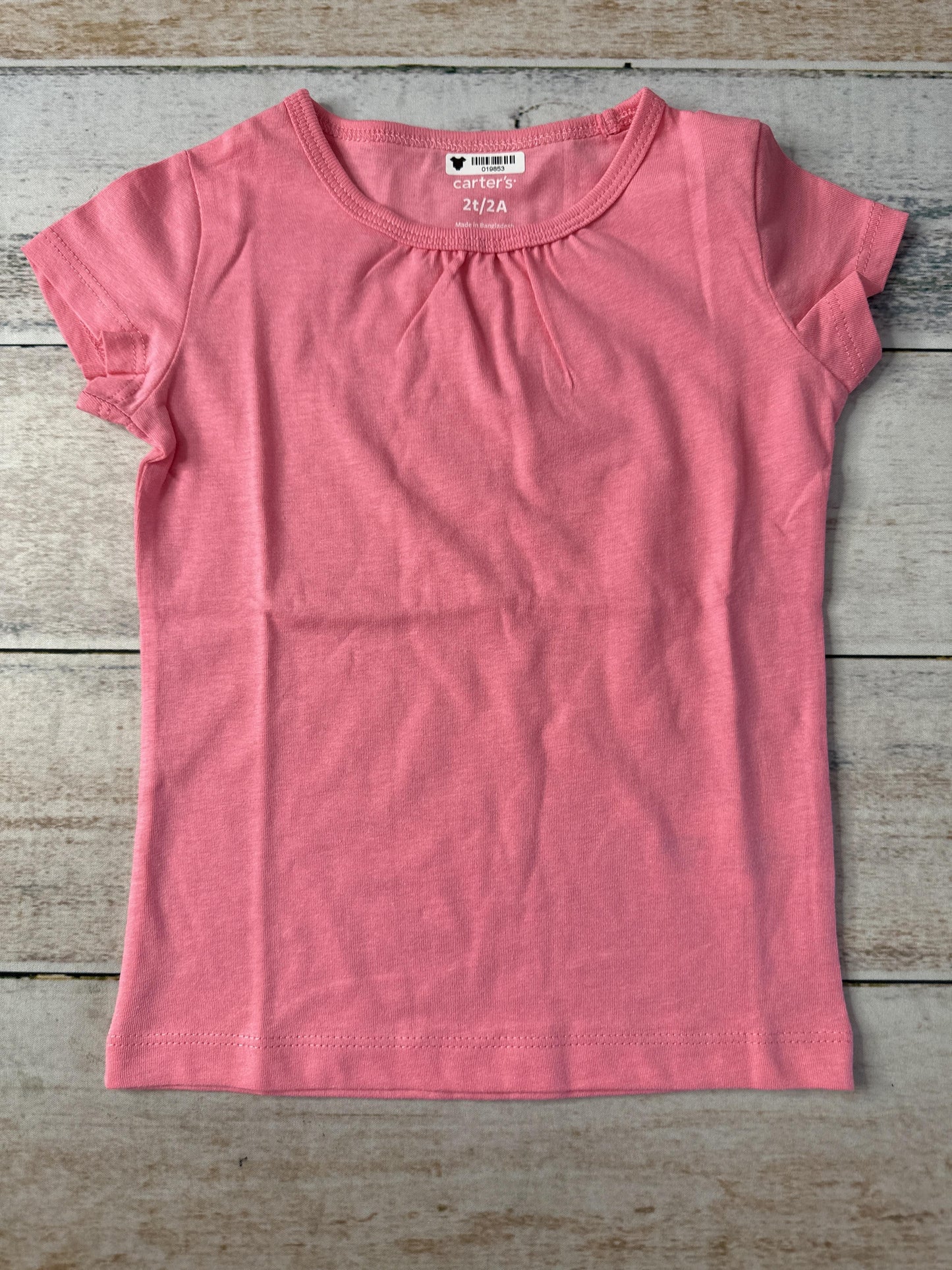 Carters Girls pink T-Shirt Size: 2T pink
