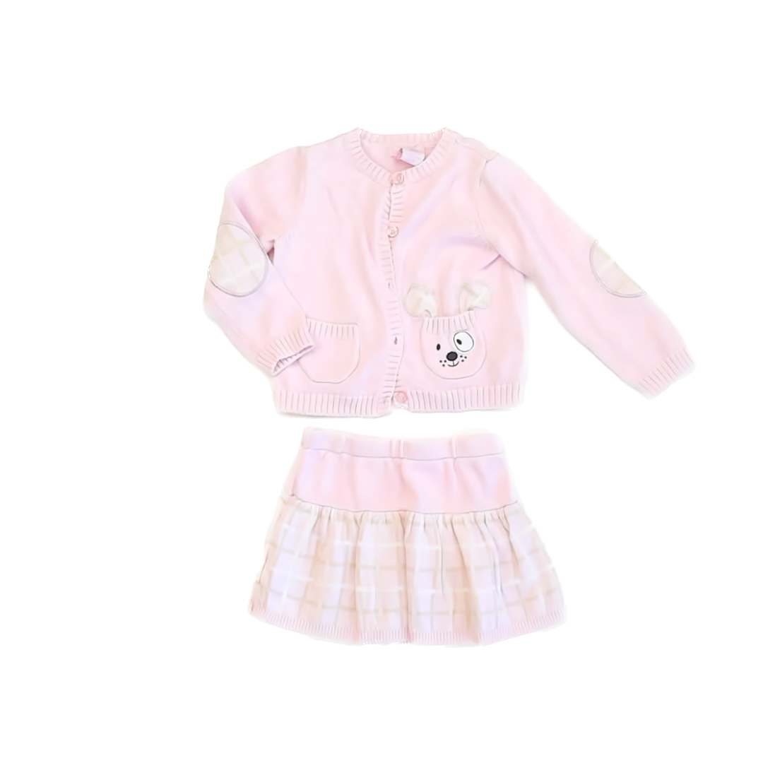 Dylan & Abby Girls Pink Apparel Sets Size: 24 Months Pink