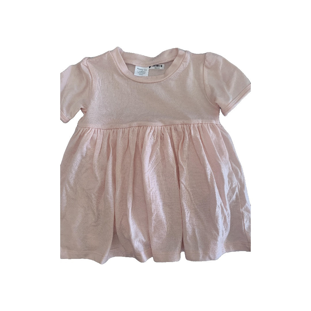 Peasy Girls pink Dress Size: 9-12 Months pink