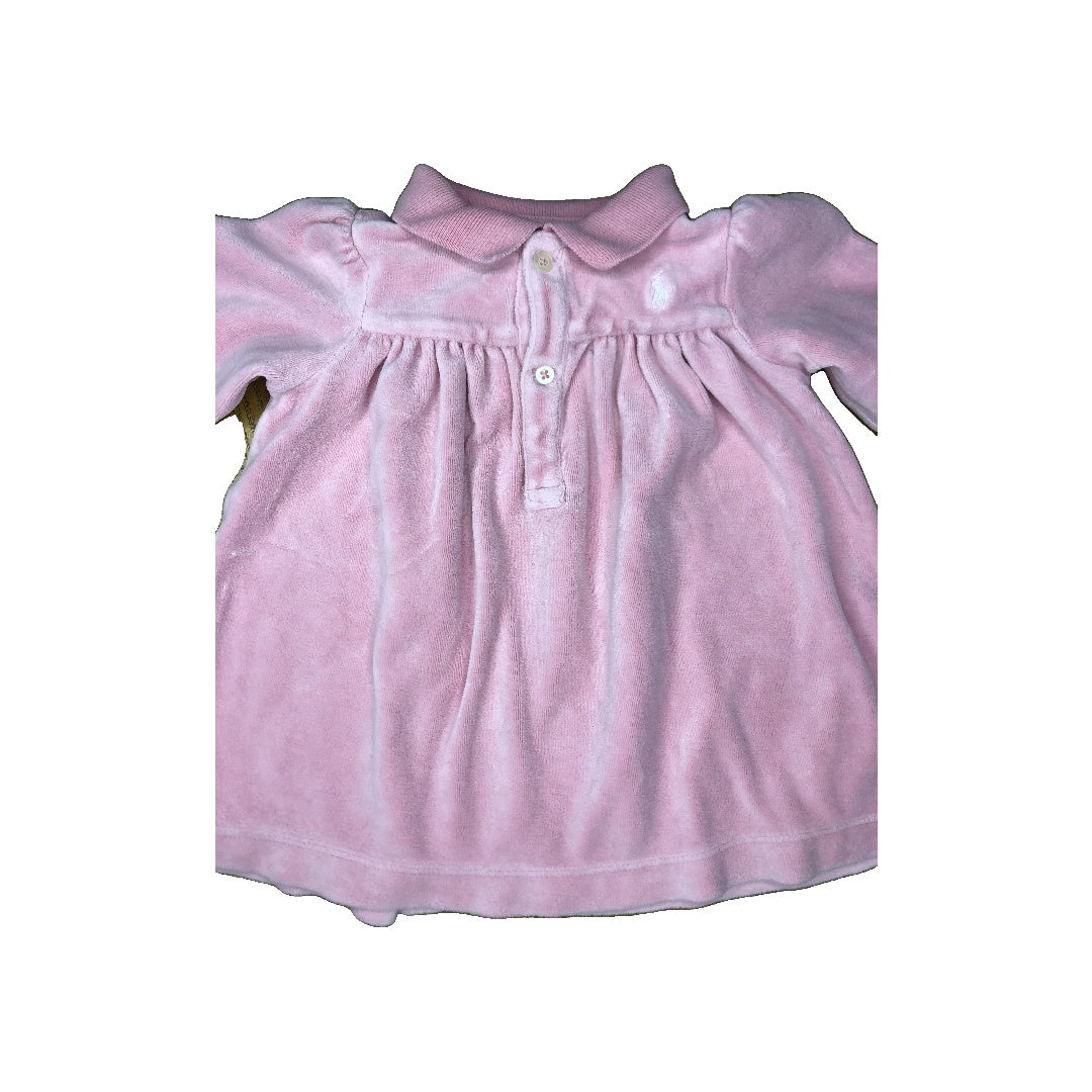 Ralph Lauren Girls pink Dress Size: 3-6 months pink