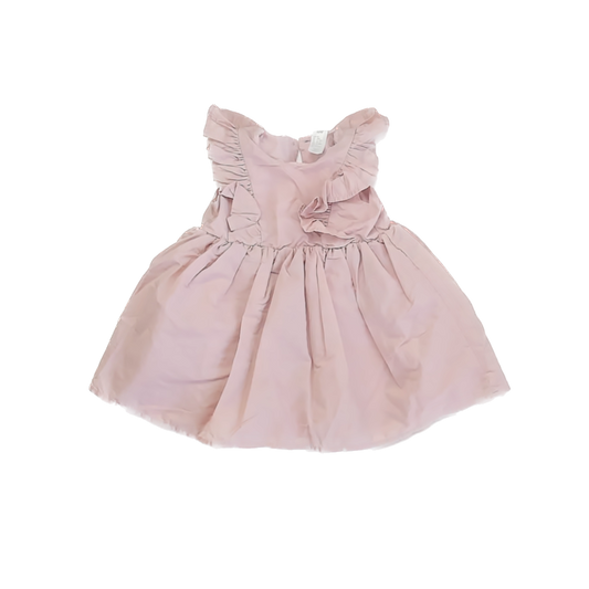 H&M Girls Pink Dress Size: 18 Months Pink