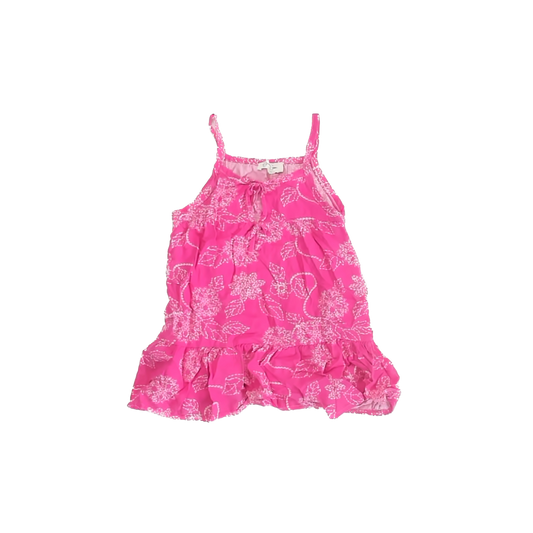 Jessica Simpson Girls Pink Sun Dress Size: 3T Pink