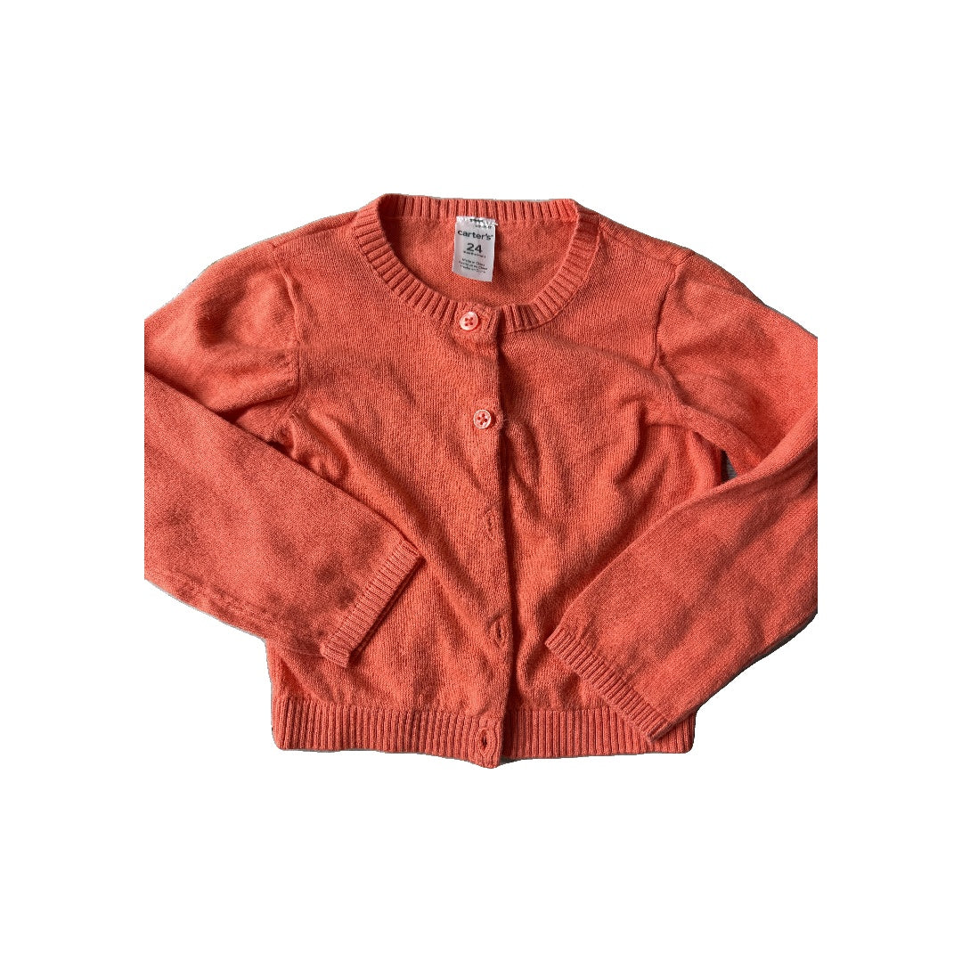 Carters Girls pink Sweater Size: 24 months pink