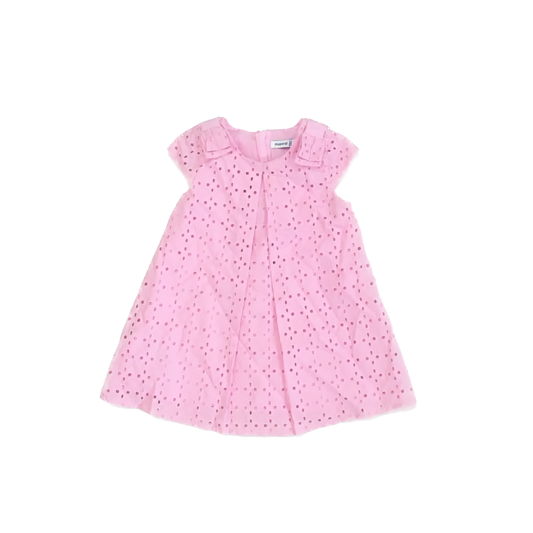 Mayoral Girls Pink Dress Size: 2T Pink