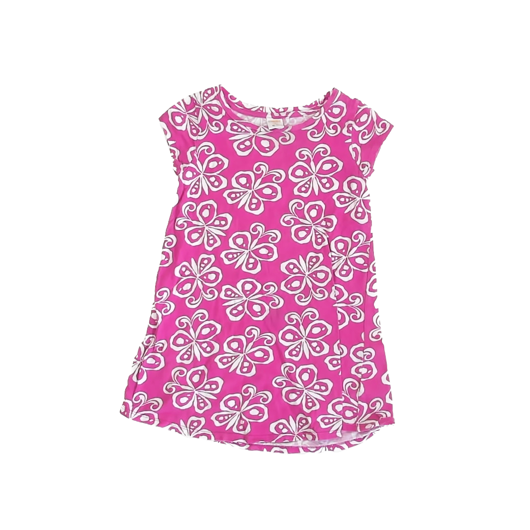 Gymboree Girls Pink Dress Size: 5-6 Years Pink