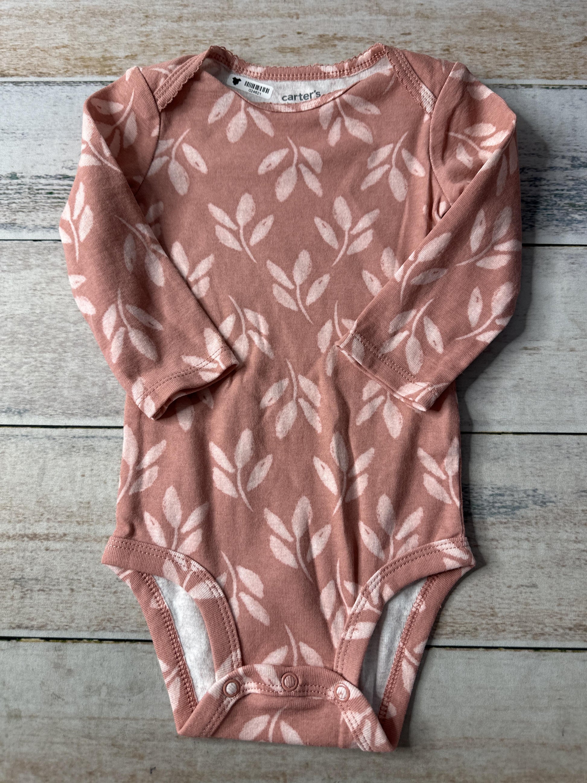 Carters Girls pink Onesie Size: 9 months pink